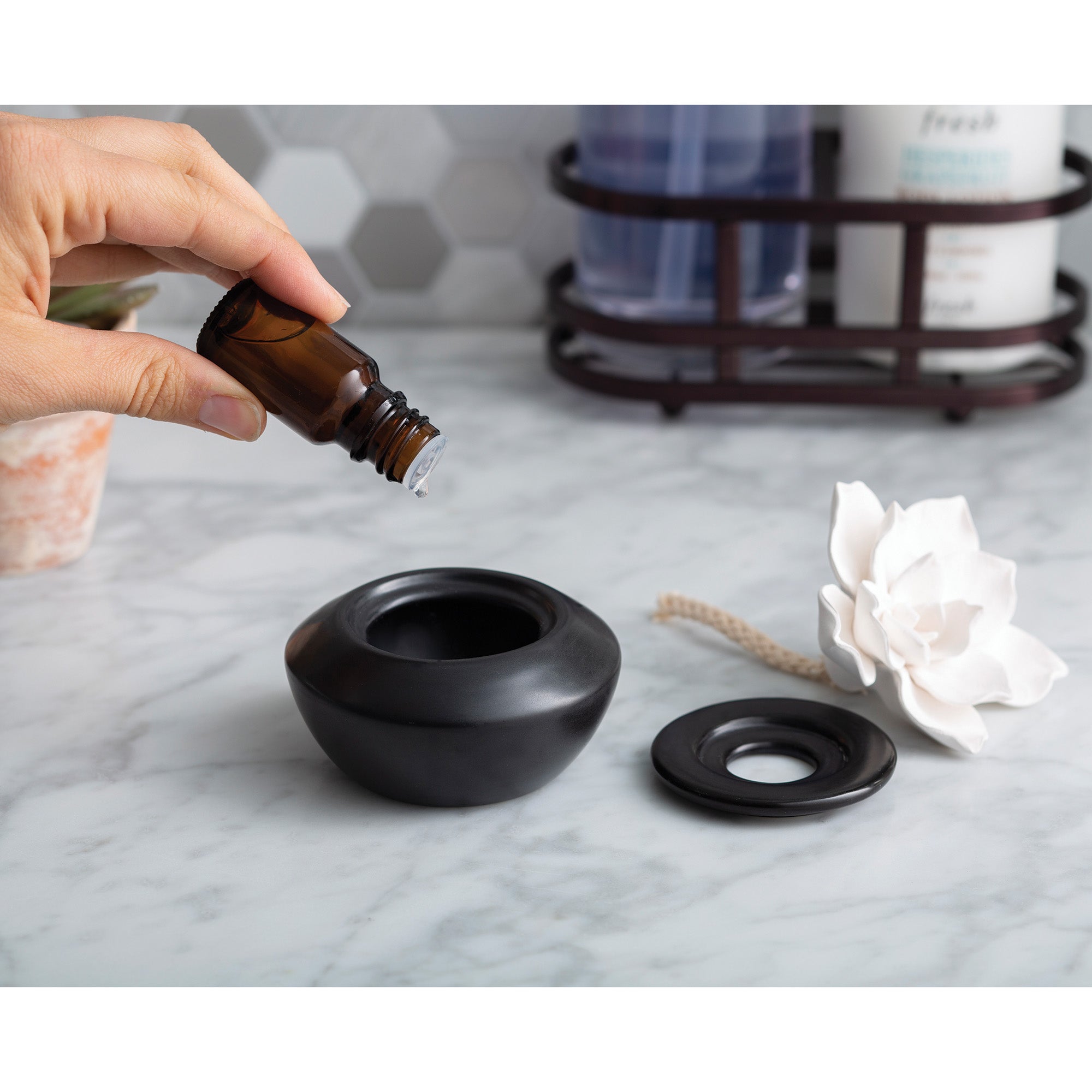 Gardenia Porcelain Passive Diffuser - RRP $29.95 - Wholesale