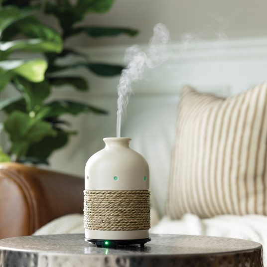 Ceramic & Rope Ultrasonic Aroma Diffuser - RRP $59.95 - Wholesale