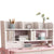 Ave Solid Wood Study Desk with Shelf and Drawers/Bookcase/Rubberwood