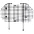 Samland Universal Pet Barrier Fence for Car Van 4WD Vehicles Duty Wire Mesh Car Guard