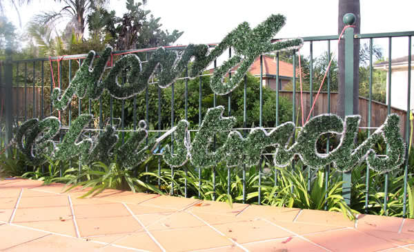 Samland 5.5m Merry Christmas Sign Led Rope Light Commercial