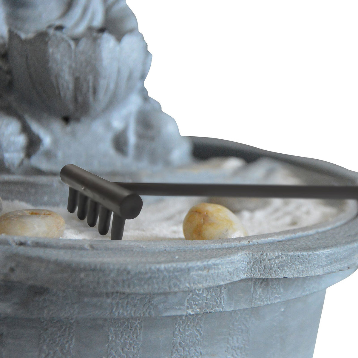 Samland JAPANESE MINIATURE ZEN BONSAI GARDEN WITH BUDDHA WATER FOUNTAIN