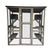 Samland Wooden Cat Cage Walk in Cat Condo House Kitten Ferret Enclosure Cage