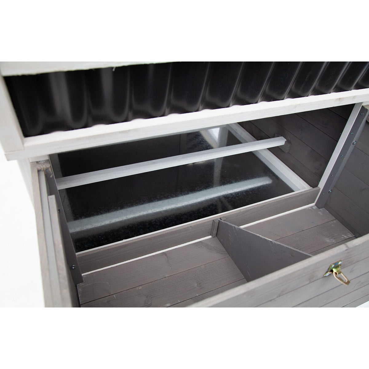 Samland WOODEN CHICKEN RANCH CHICKEN COOP WITH RUN ON WHEEL PVC ROOF