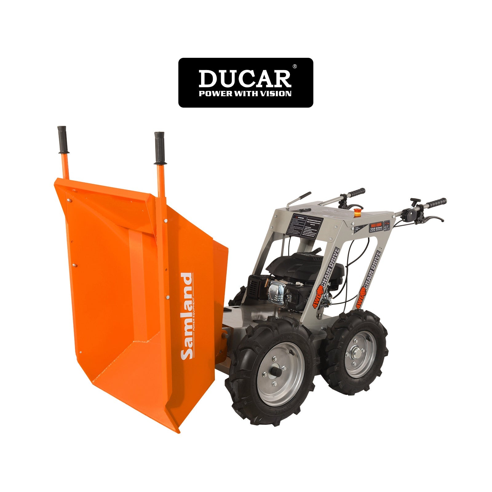 Samland 6.5HP Petrol Power Assisted Wheelbarrow MINI Dumper