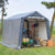 Samland Replacement Cover Kit for Portable Carport Garage Shed Storage in Size 8X8FT