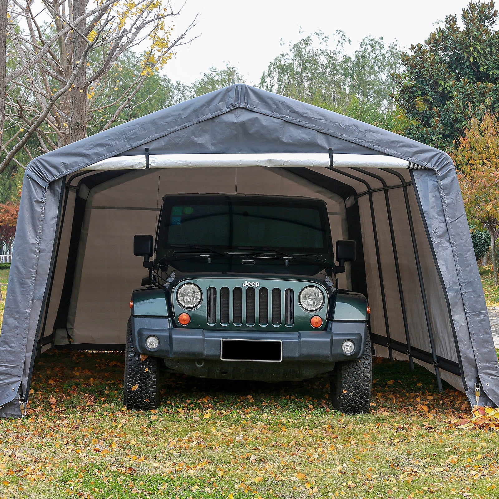 Samland Replacement Cover Kit for Portable Carport Garage Shelter in Size 12X20FT