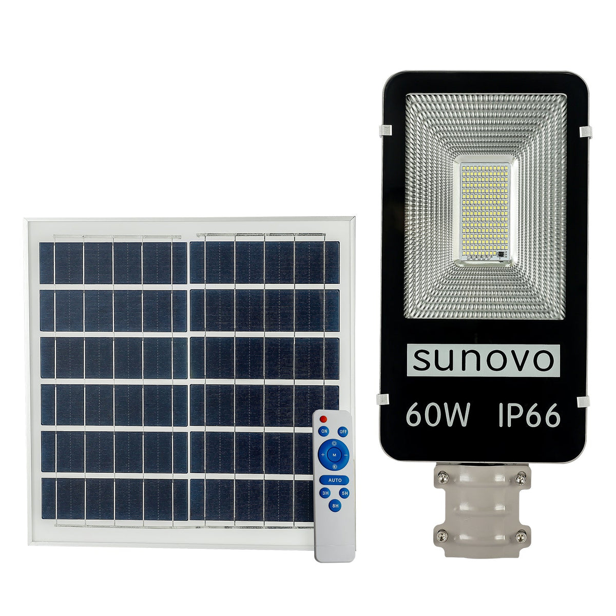 Samland 60W SOLAR GARDEN PATHWAY STREET LIGHT ADJUSTABLE SOLAR PANEL