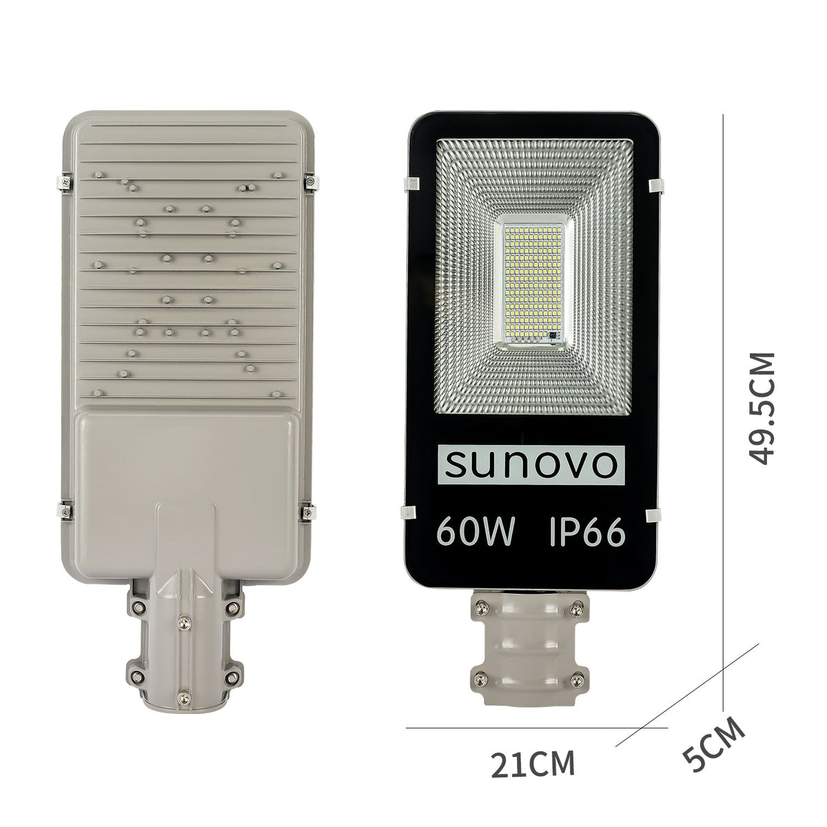 Samland 60W SOLAR GARDEN PATHWAY STREET LIGHT ADJUSTABLE SOLAR PANEL