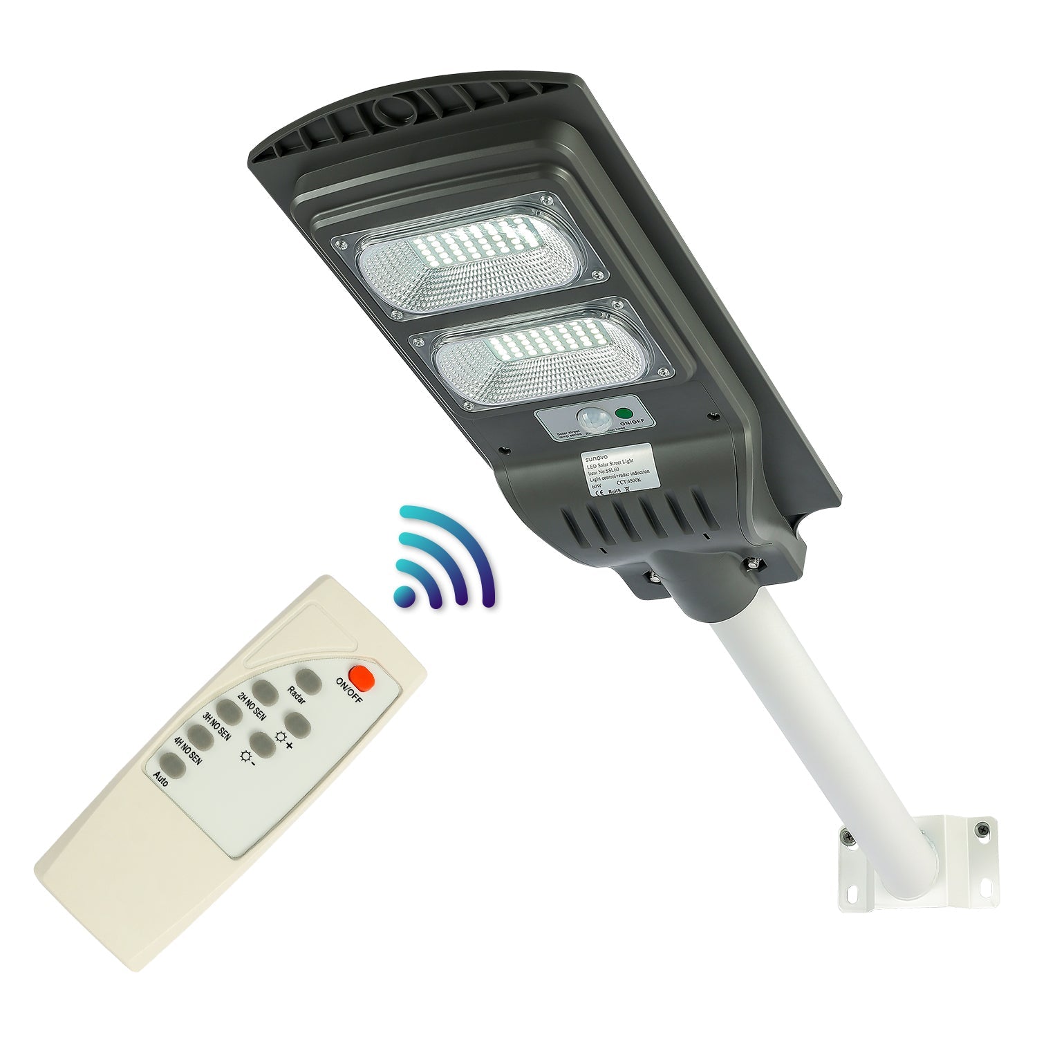 Samland 60W SOLAR PIR GARDEN LIGHT WITH MOTION SENSOR