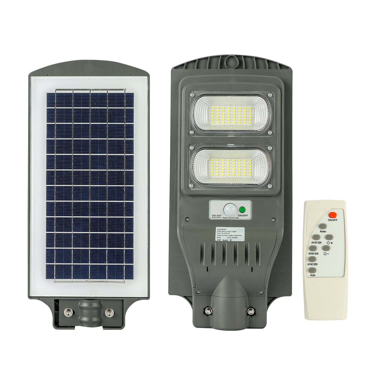 Samland 60W SOLAR PIR GARDEN LIGHT WITH MOTION SENSOR