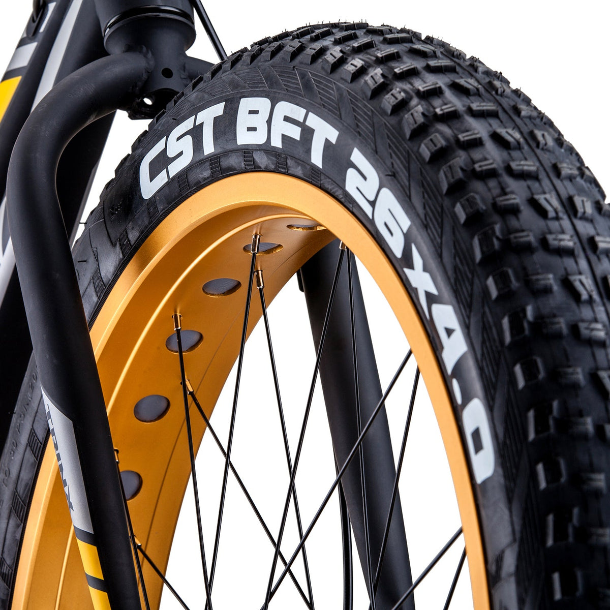 Samland TIGER T106 FAT BIKE SHIMANO 7 SPEED BICYCLE IN ORANGE
