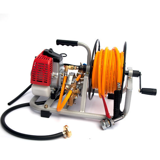Samland GARDEN WEED SPRAYER PUMP WITH MOTOR &amp; HOSE REEL KIT PEST CONTROL