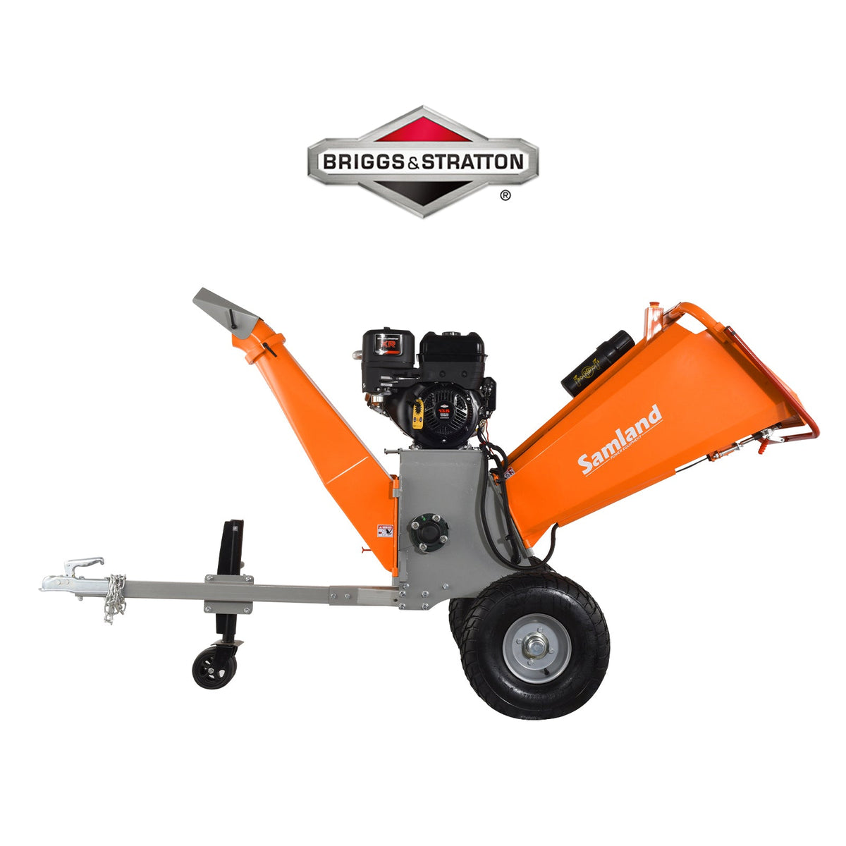Samland 13.5hp B&amp;S Gasoline Engine Tree Branch Wood Chipper Shredder (WC420BS)