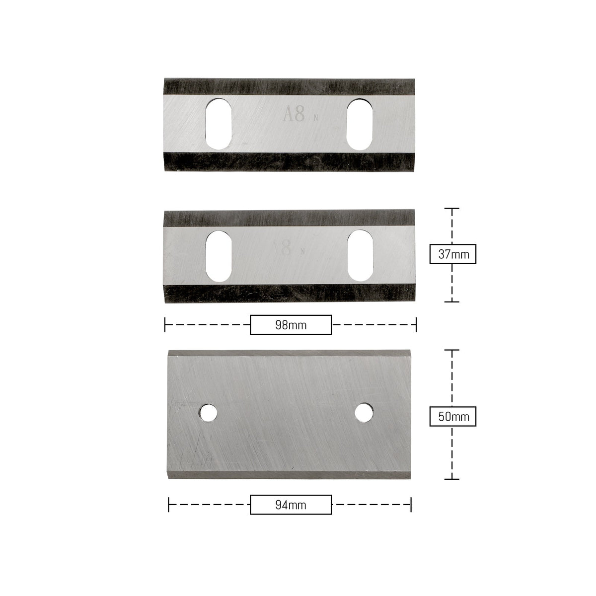 Samland Blade Set for MINI Wood Chipper [Model: WC50/WC50BS]