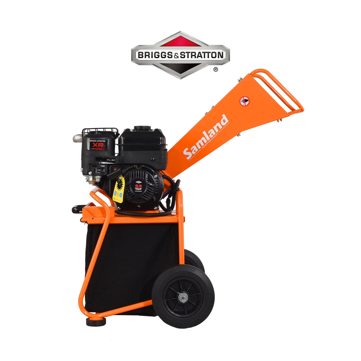 Samland WC50BS Mini Wood Chipper, Briggs &amp; Stratton 6.5 HP Engine