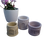 Ancient architecture succulent planters x 3