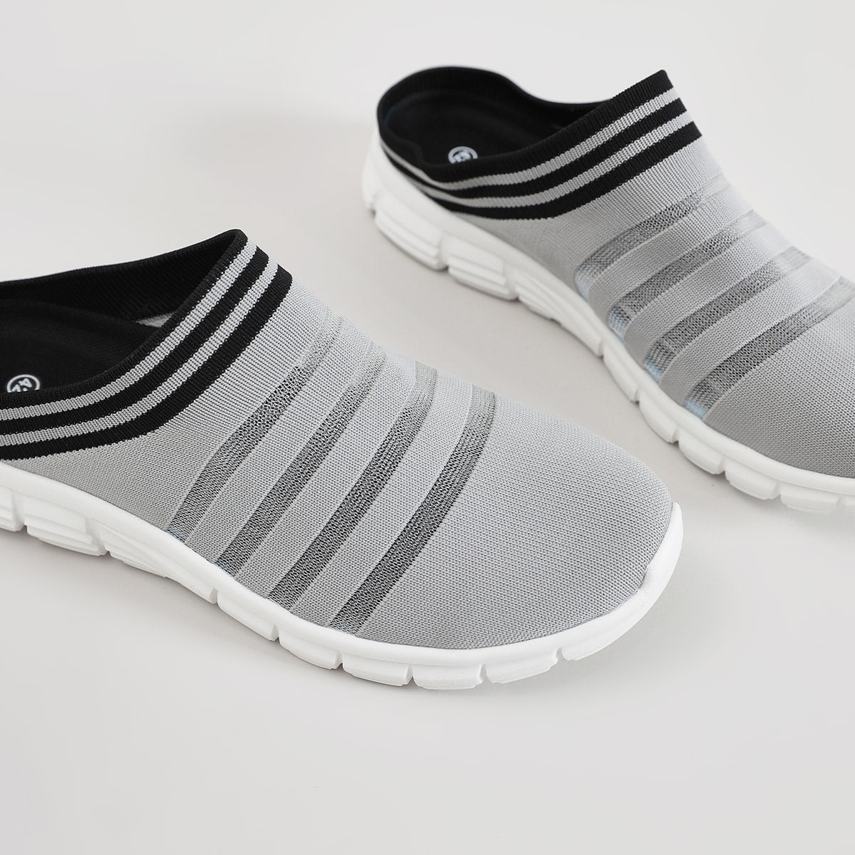 MEN'S BIRD'S NEST HALF-SANDALS  4555 - MEN - Grey / AUS Ladies9/Men7/EU40/25cm