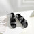 UNISEX BEACH SLIDES 0099 - MEN - Black / AUS Ladies13/Men11/EU45/27.5cm