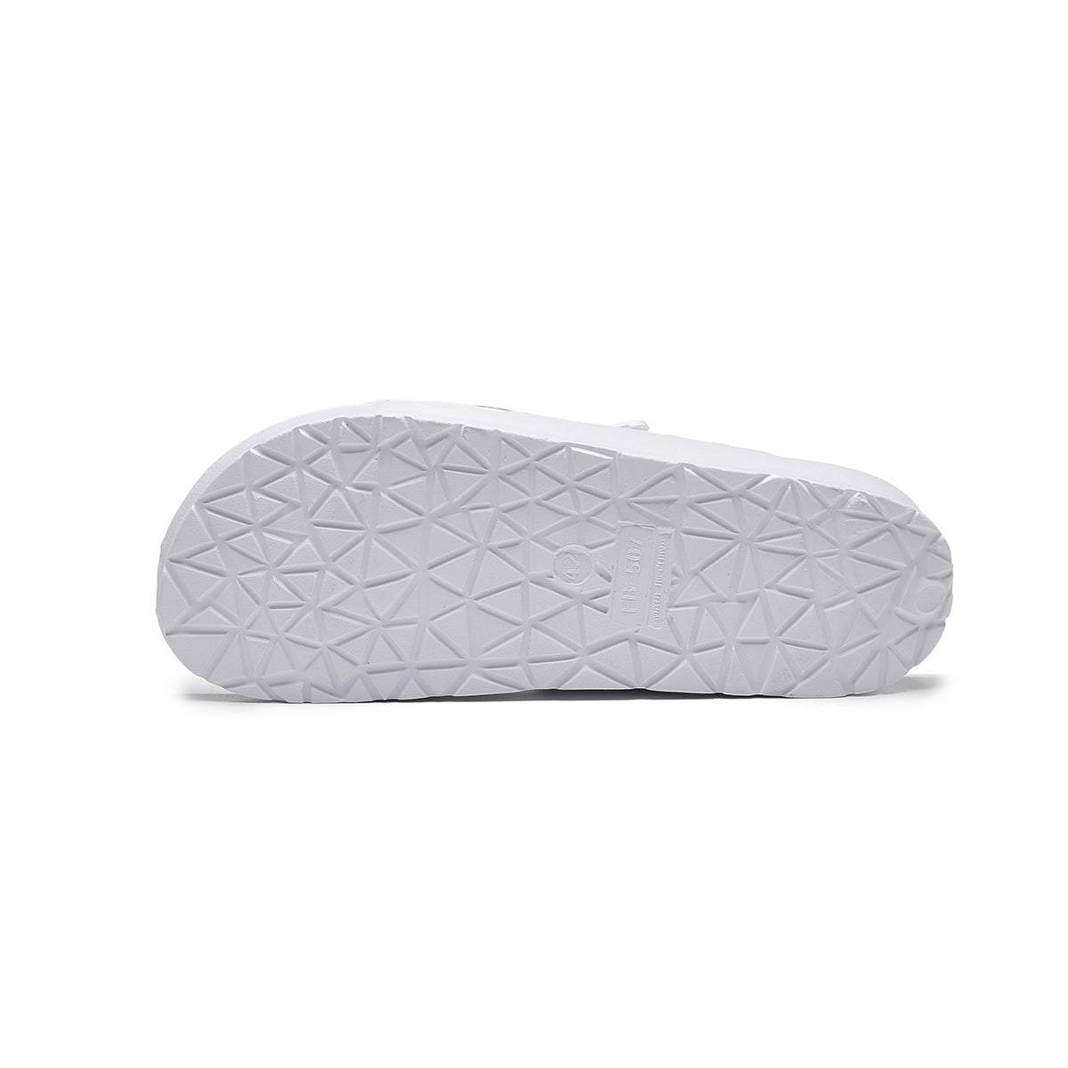 UNISEX BEACH SLIDES 0099 - MEN - White / AUS Ladies7/Men5/EU38/24cm