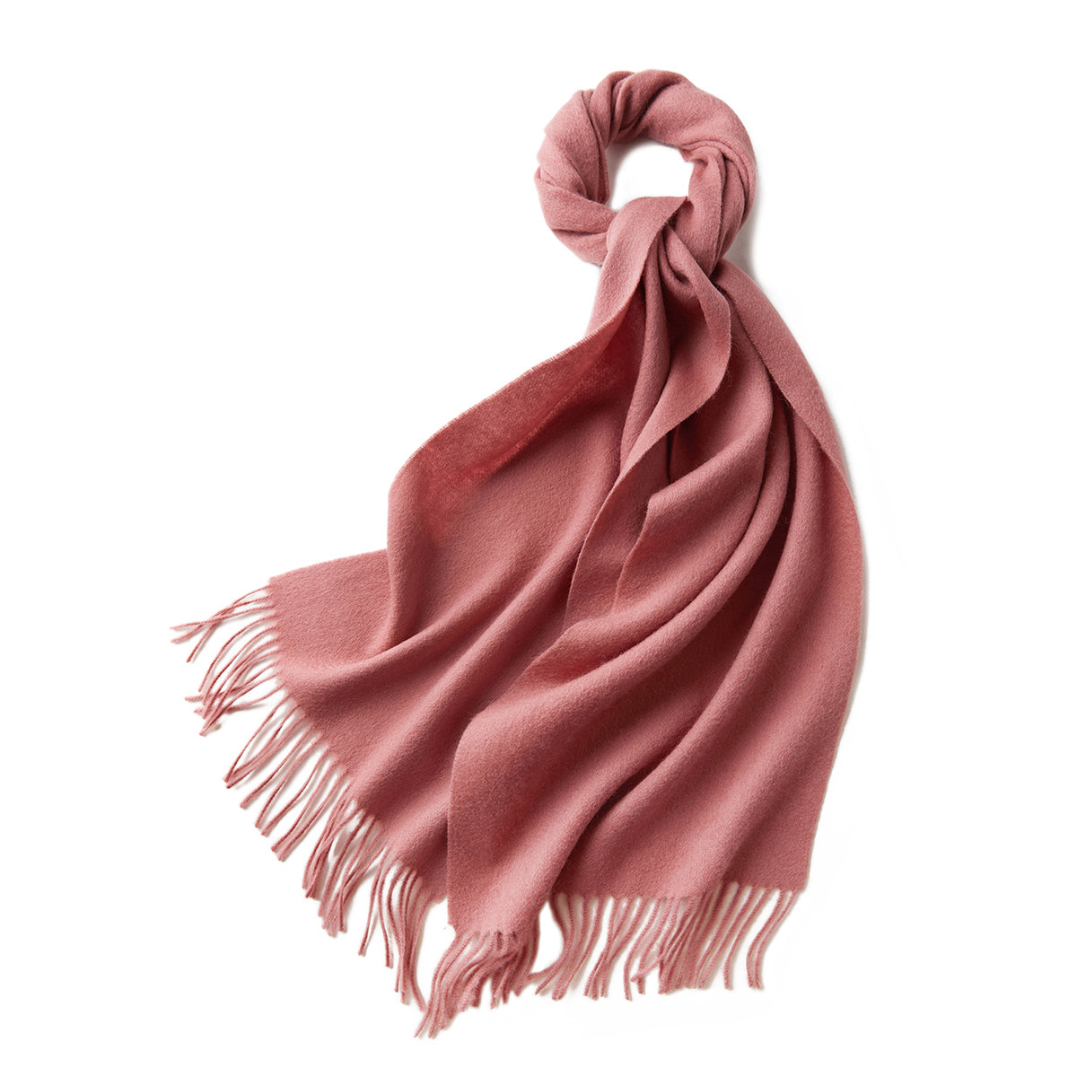 100% MERINO VIRGIN WOOL SCARF 970116 PINK