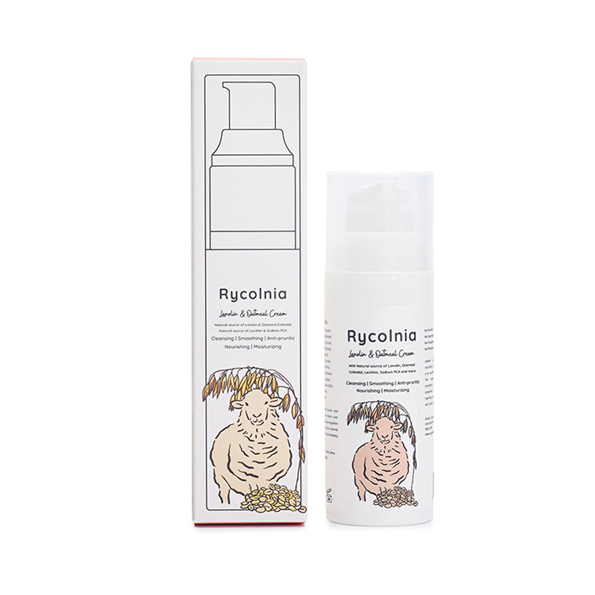 Rycolnia Lanolin &amp; Oatmeal Cream 50g