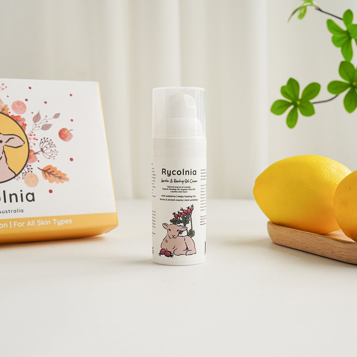 Rycolnia Lanolin & Rosehip Oil Cream  50g