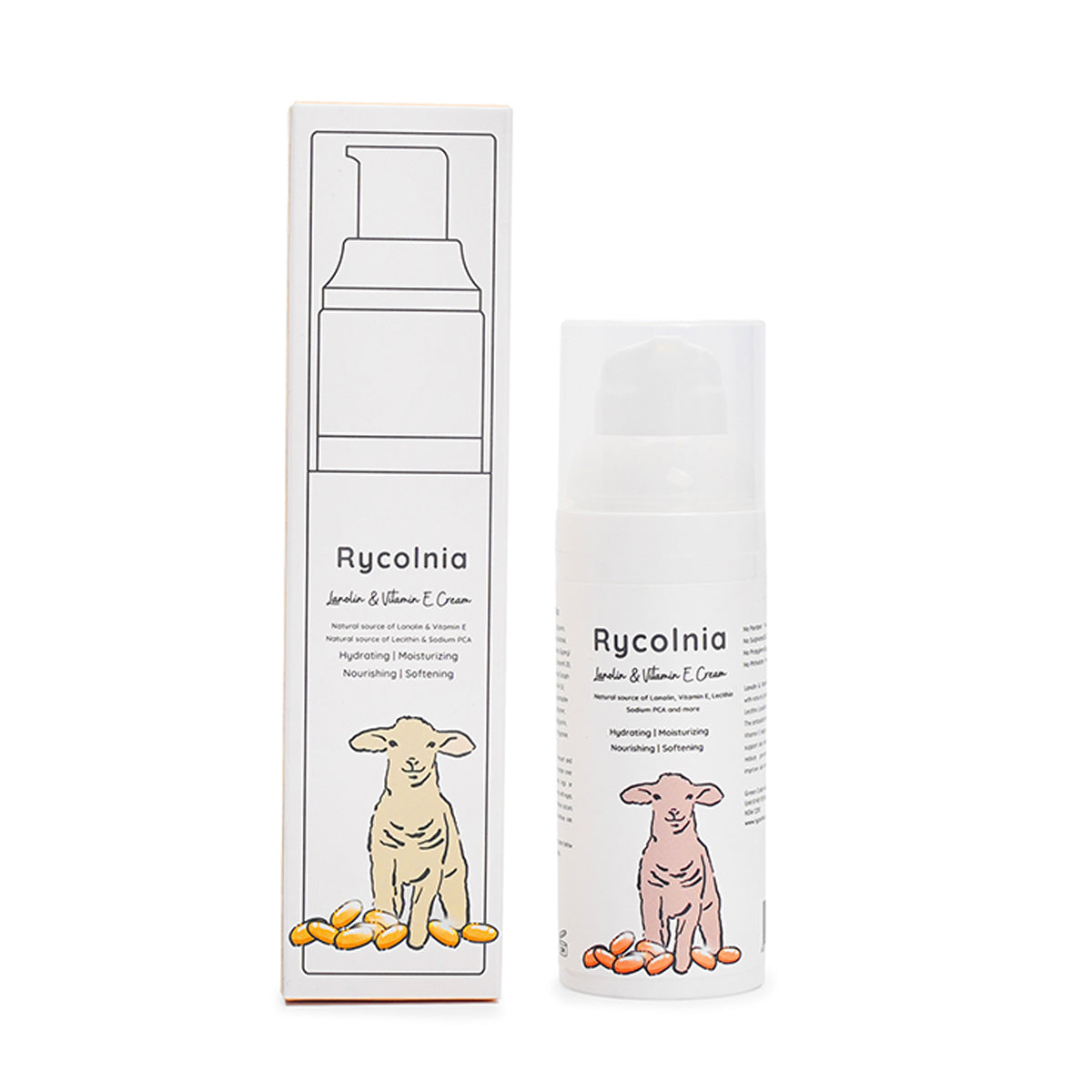 Rycolnia  Lanolin &amp; Vitamin E Cream 50g