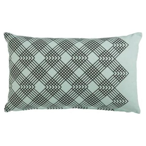 Valence Cotton Mint Green Cushion by Bedding House