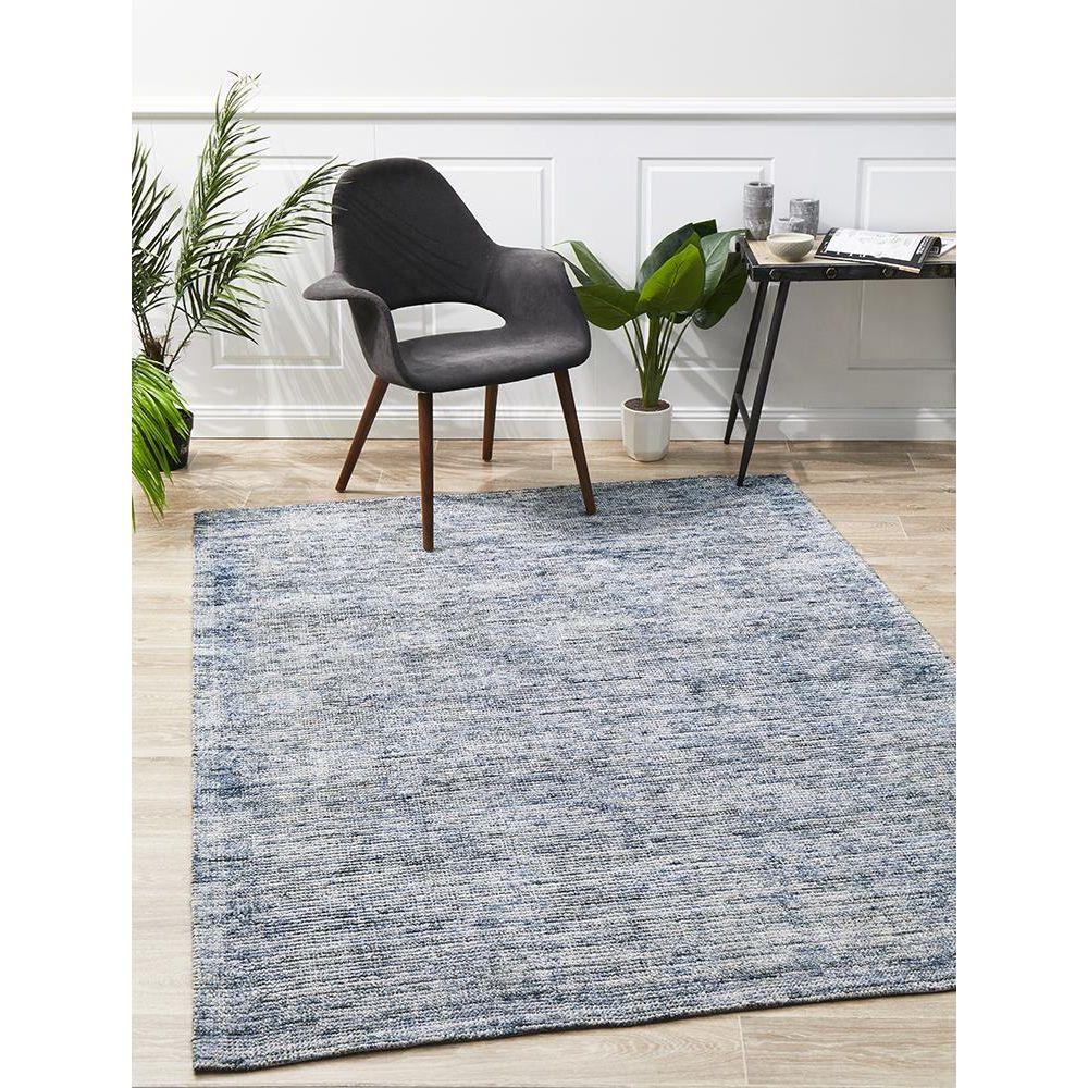 Allure Indigo Cotton Rayon Rug by Rug Culture - 320X230CM