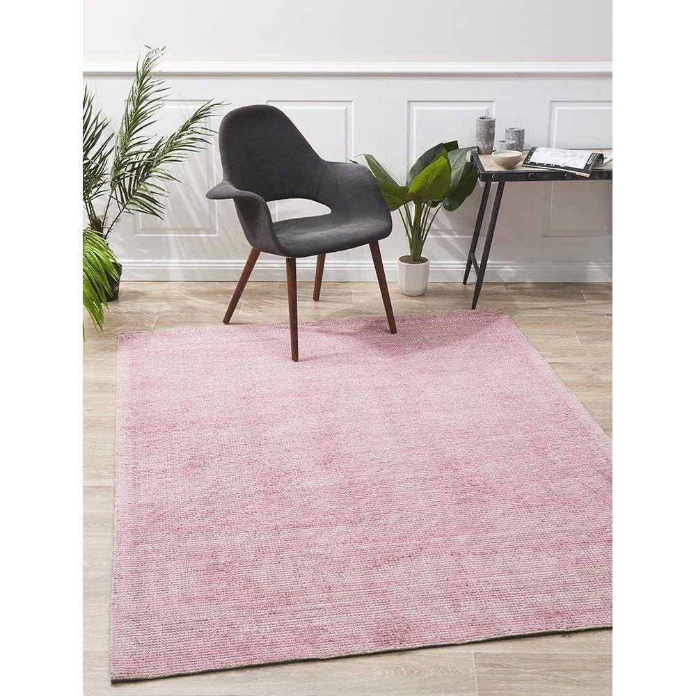 Allure Rose Cotton Rayon Rug by Rug Culture - 400x300CM