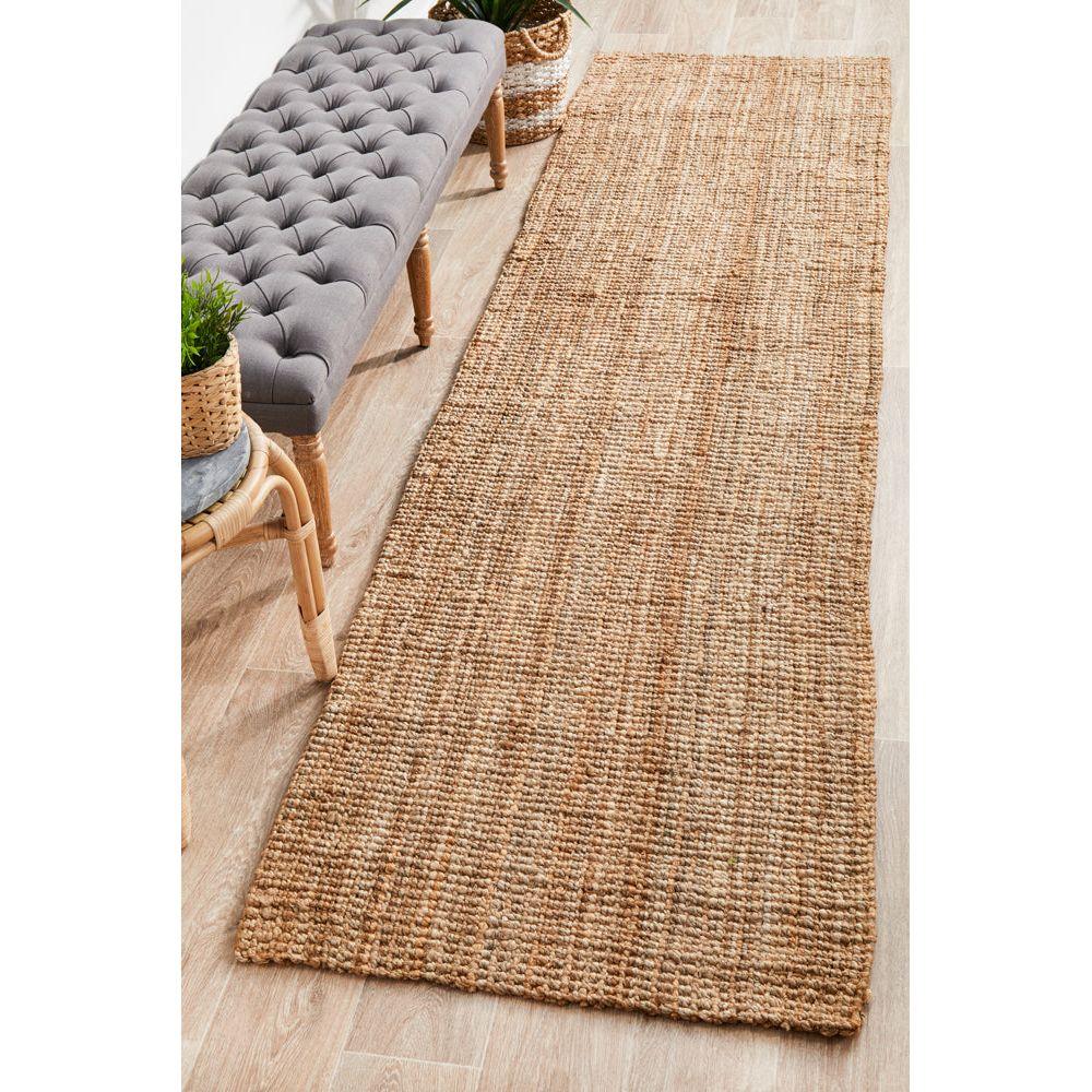 Atrium Barker Natural Runner by Rug Culture - 400X80CM