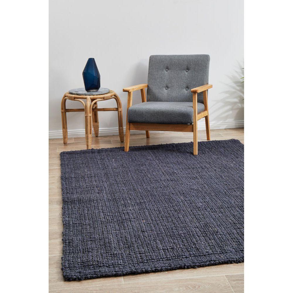 Atrium Barker Navy Rug by Rug Culture - 320X230CM