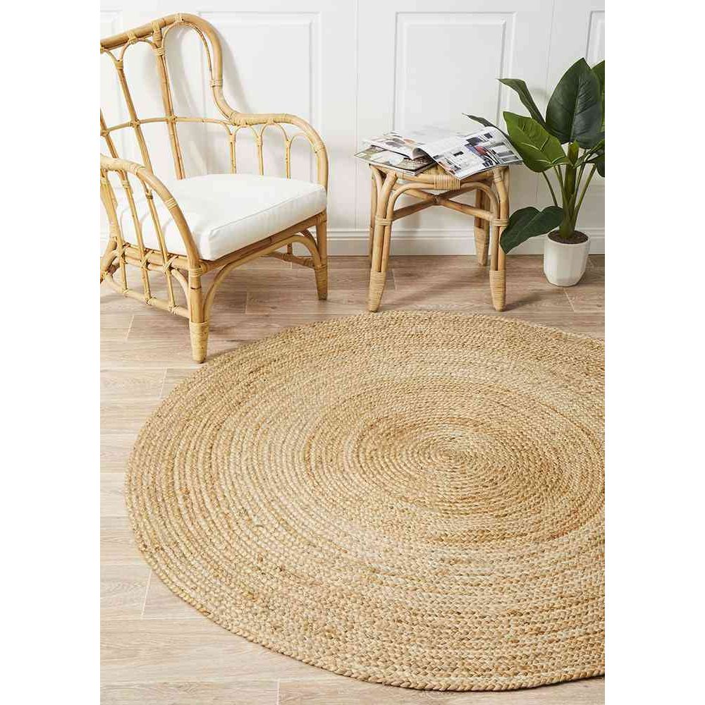 Atrium Polo Natural By Rug Culture - 120X120cm ROUND