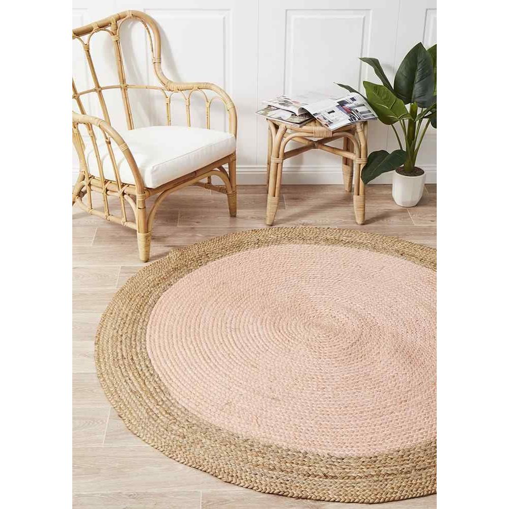 Atrium Polo Pink By Rug Culture - 150X150CM - ROUND