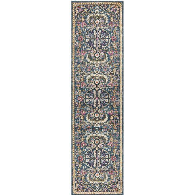 Babylon 209 Navy Runner by Rug Culture-500X80CM - RUNNER