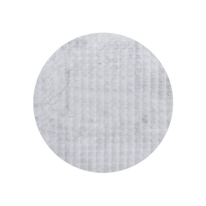 Bubble Silver Round Washable Rug by Rug Culture-200X200CM - ROUND
