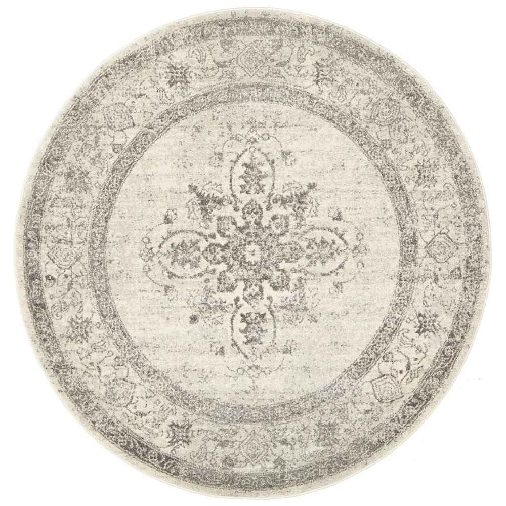 Century 977 Silver Round by Rug Culture - 200X200CM - ROUND