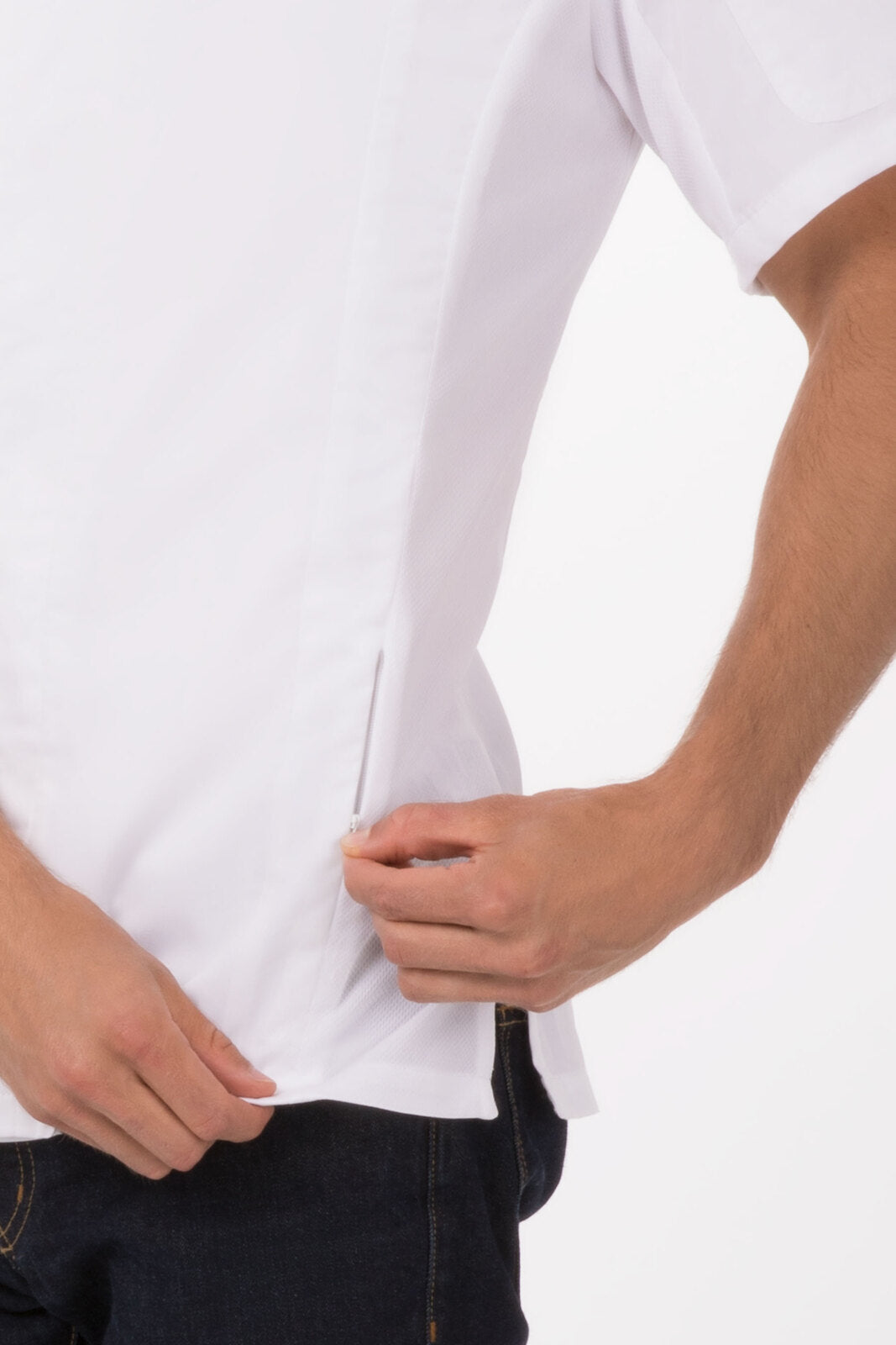 Bristol Signature Men's Series White L Chef Jacket By Chef Works