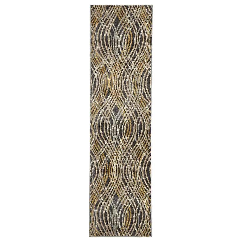 Dream Scape 852 Charcoal Runner By Rug Culture - 400X80CM - RUNNER
