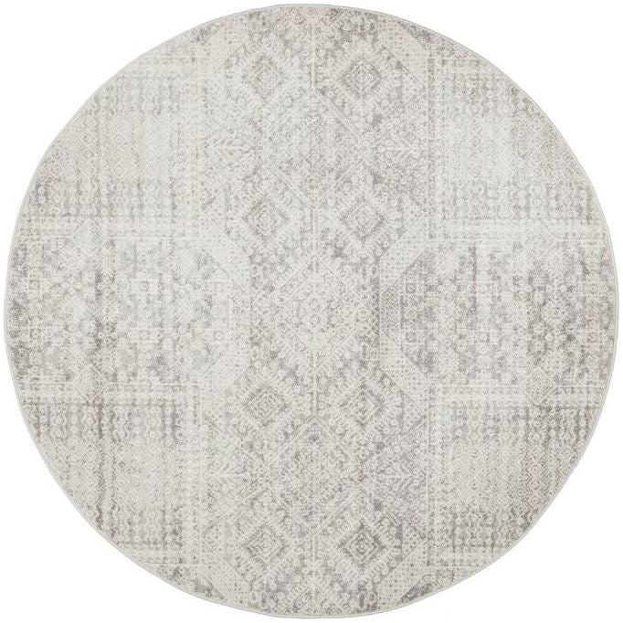 Mirage 351 Silver Round By Rug Culture-200X200CM - ROUND