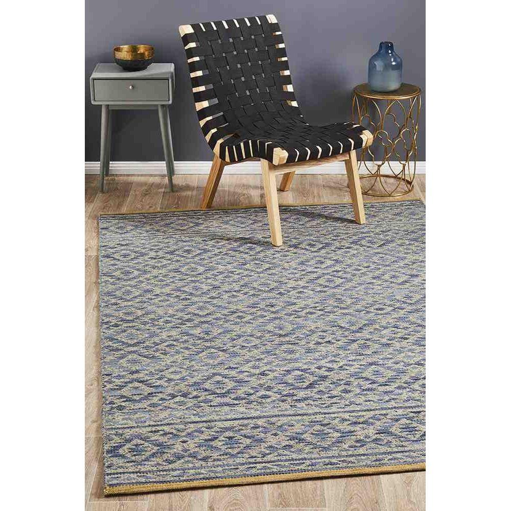 Relic 130 Blue By Rug Culture - 320X230CM - RECTANGLE