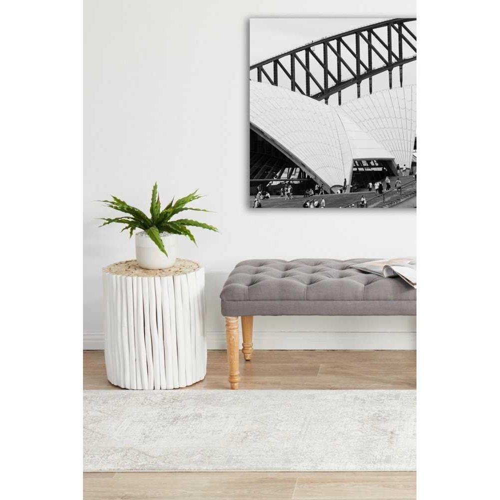 Reflections 110 Stone Runner by Rug Culture - 400X80CM - RUNNER