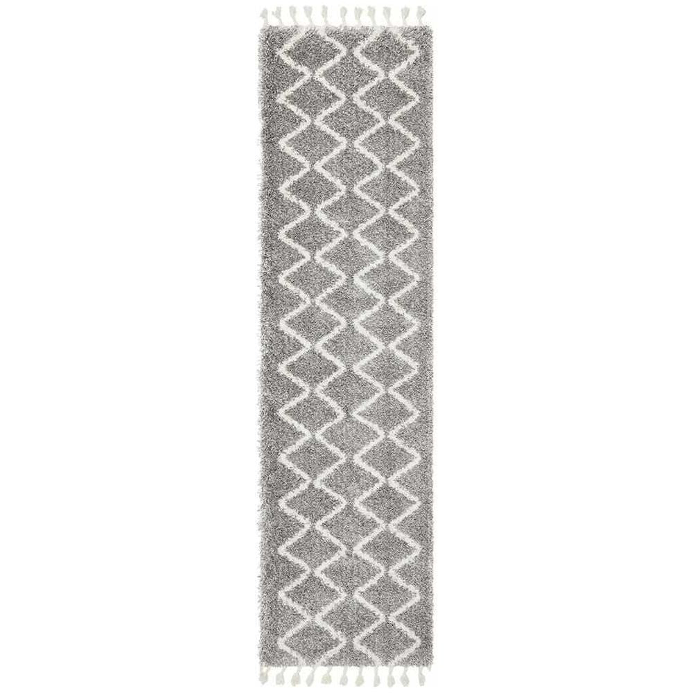 Saffron 22 Silver Runner By Rug Culture - 200X80CM - RUNNER
