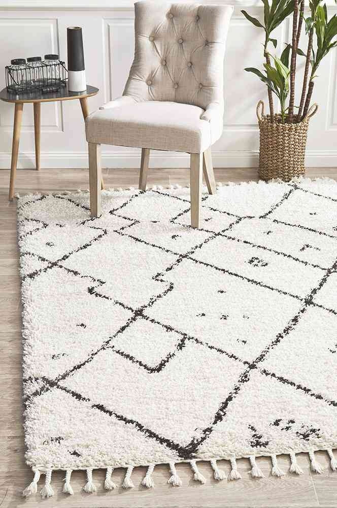 Saffron 44 White By Rug Culture - 400X80CM - RUNNER