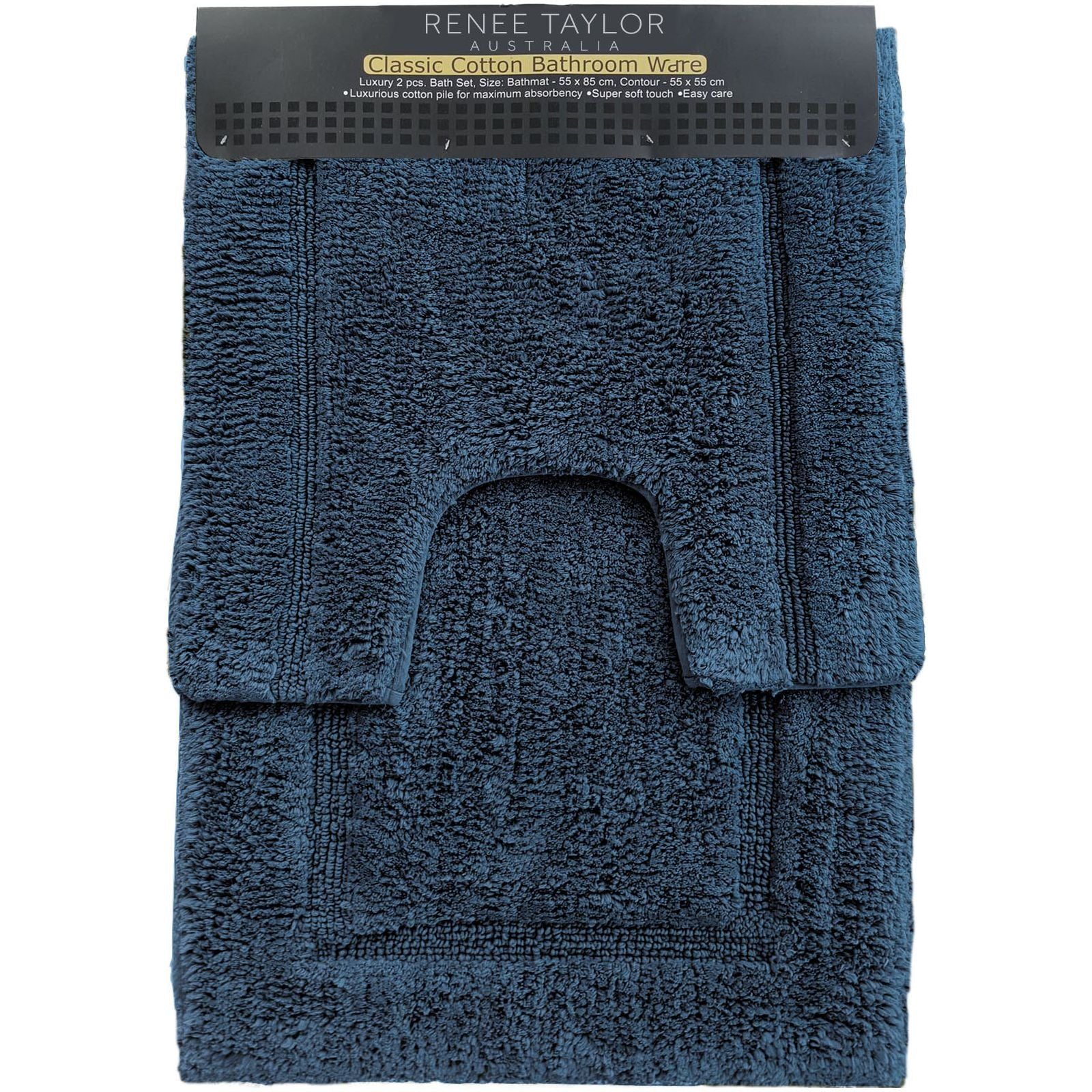 2 Piece 2200 GSM Tufted Bath Mat Set by Renee Taylor