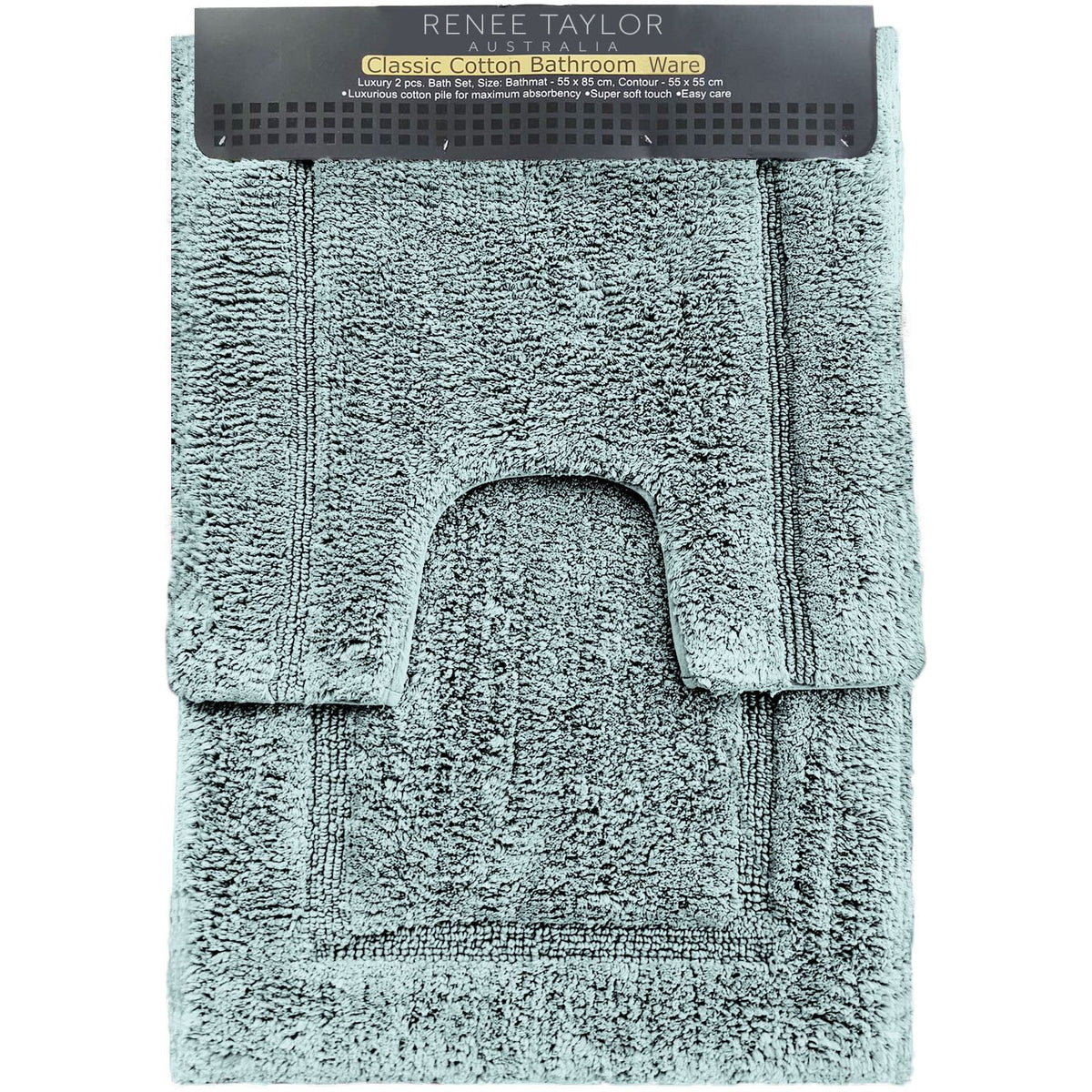 2 Piece 2200 GSM Tufted Bath Mat Set by Renee Taylor