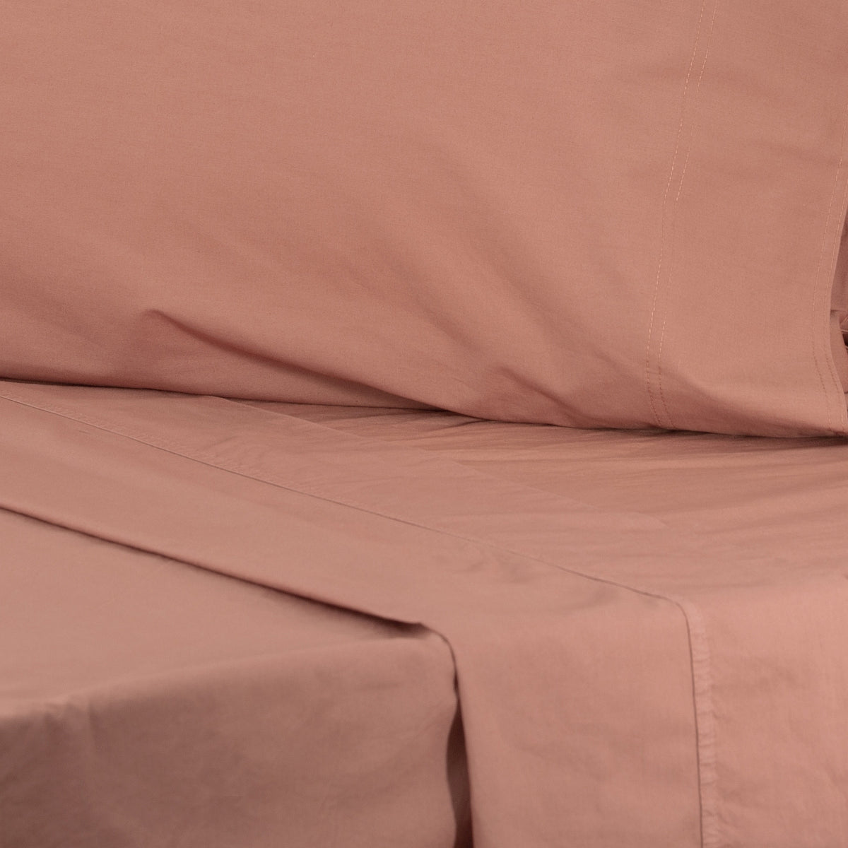 Helena Vintage Stone Washed Redwood Sheet Set by Renee Taylor