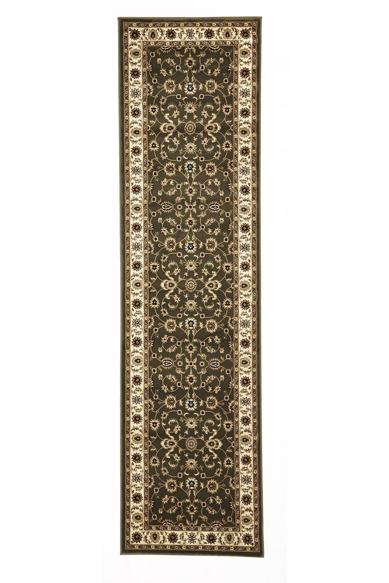 Sydney 1 Green Ivory Runner by Rug Culture - 400X80CM - RUNNER