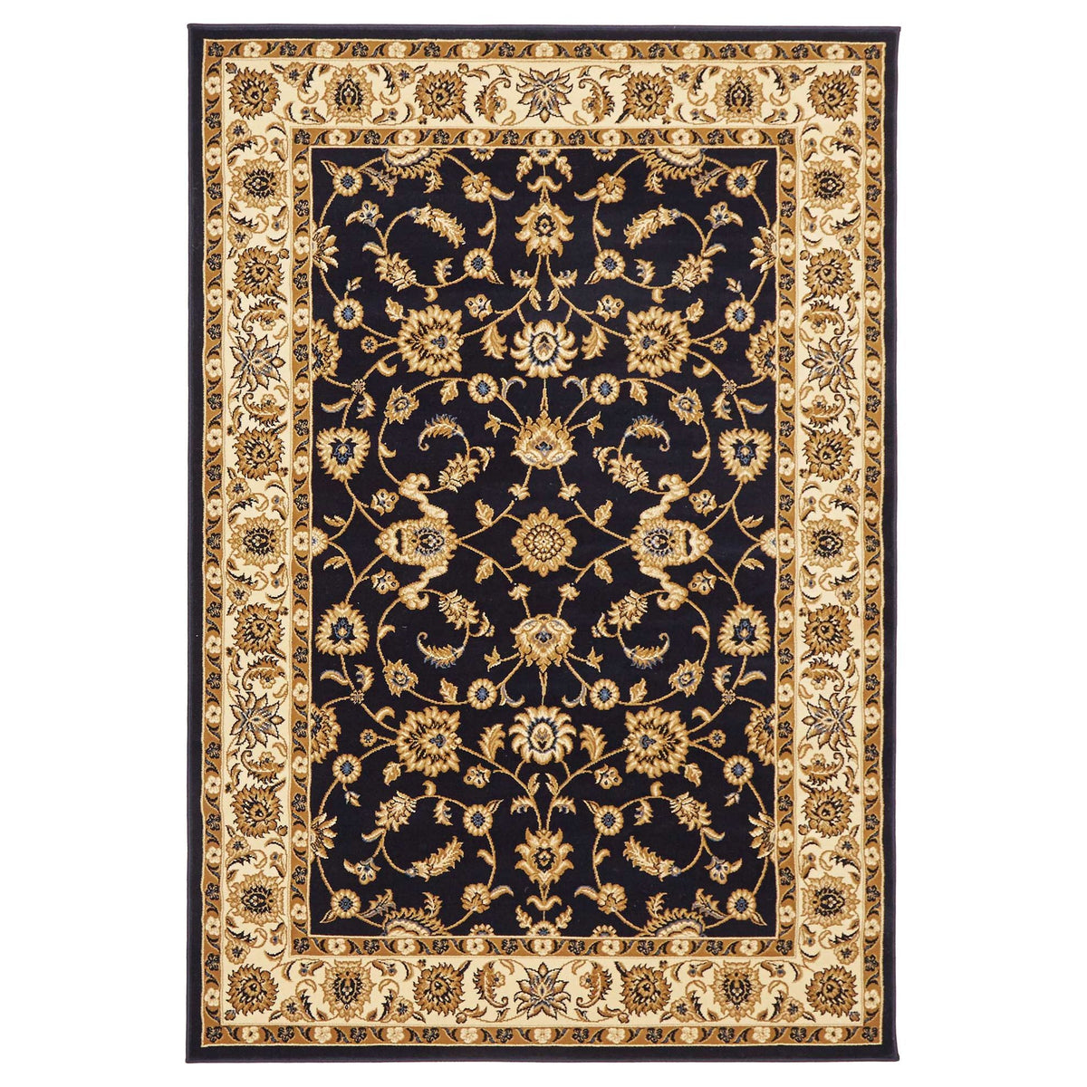 Sydney 1 Navy Ivory Rug by Rug Culture - 290X200CM - RECTANGLE